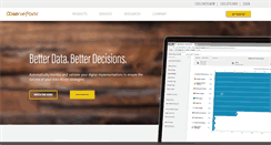 Desktop Screenshot of observepoint.com